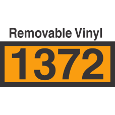UN1372 Removable Vinyl DOT Orange Panel