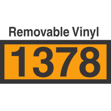 UN1378 Removable Vinyl DOT Orange Panel