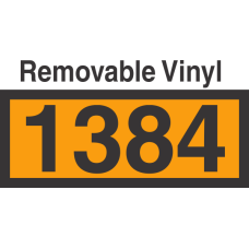UN1384 Removable Vinyl DOT Orange Panel