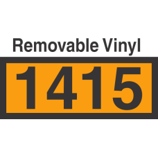 UN1415 Removable Vinyl DOT Orange Panel