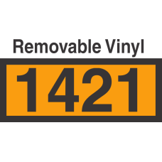 UN1421 Removable Vinyl DOT Orange Panel