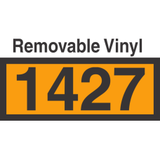 UN1427 Removable Vinyl DOT Orange Panel