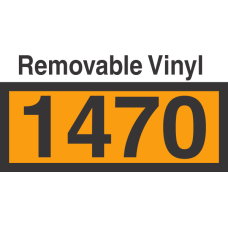 UN1470 Removable Vinyl DOT Orange Panel