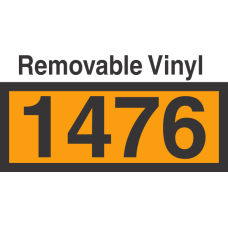 UN1476 Removable Vinyl DOT Orange Panel