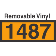 UN1487 Removable Vinyl DOT Orange Panel