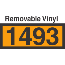 UN1493 Removable Vinyl DOT Orange Panel