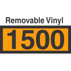 UN1500 Removable Vinyl DOT Orange Panel
