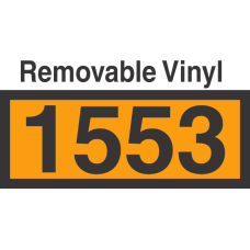 UN1553 Removable Vinyl DOT Orange Panel