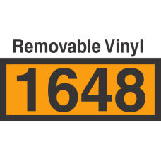 UN1648 Removable Vinyl DOT Orange Panel