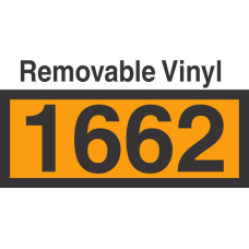 UN1662 Removable Vinyl DOT Orange Panel