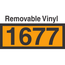 UN1677 Removable Vinyl DOT Orange Panel