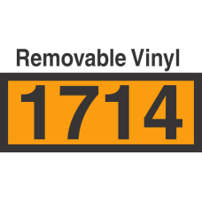 UN1714 Removable Vinyl DOT Orange Panel