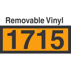 UN1715 Removable Vinyl DOT Orange Panel