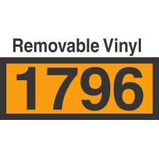 UN1796 Removable Vinyl DOT Orange Panel