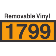 UN1799 Removable Vinyl DOT Orange Panel