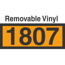 UN1807 Removable Vinyl DOT Orange Panel