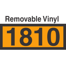 UN1810 Removable Vinyl DOT Orange Panel