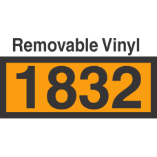 UN1832 Removable Vinyl DOT Orange Panel