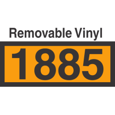 UN1885 Removable Vinyl DOT Orange Panel