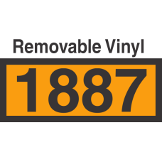 UN1887 Removable Vinyl DOT Orange Panel