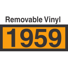 UN1959 Removable Vinyl DOT Orange Panel