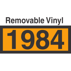UN1984 Removable Vinyl DOT Orange Panel