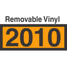 UN2010 Removable Vinyl DOT Orange Panel