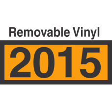 UN2015 Removable Vinyl DOT Orange Panel