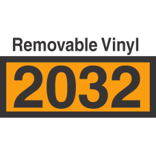 UN2032 Removable Vinyl DOT Orange Panel
