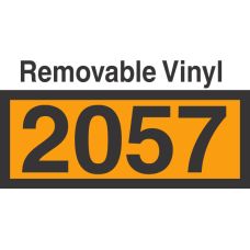 UN2057 Removable Vinyl DOT Orange Panel