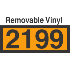 UN2199 Removable Vinyl DOT Orange Panel
