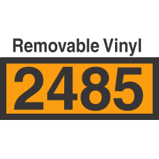 UN2485 Removable Vinyl DOT Orange Panel