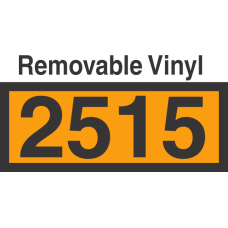 UN2515 Removable Vinyl DOT Orange Panel
