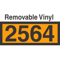 UN2564 Removable Vinyl DOT Orange Panel