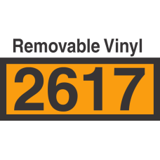 UN2617 Removable Vinyl DOT Orange Panel