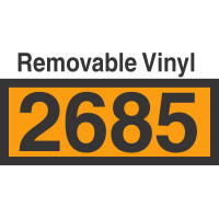 UN2685 Removable Vinyl DOT Orange Panel
