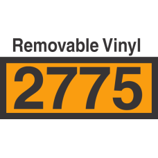 UN2775 Removable Vinyl DOT Orange Panel