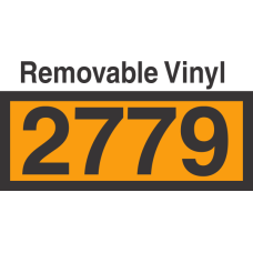 UN2779 Removable Vinyl DOT Orange Panel