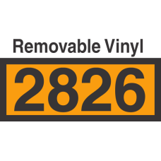 UN2826 Removable Vinyl DOT Orange Panel