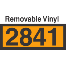 UN2841 Removable Vinyl DOT Orange Panel