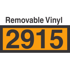 UN2915 Removable Vinyl DOT Orange Panel