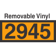 UN2945 Removable Vinyl DOT Orange Panel