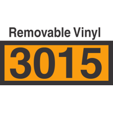 UN3015 Removable Vinyl DOT Orange Panel