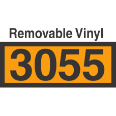 UN3055 Removable Vinyl DOT Orange Panel