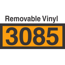 UN3085 Removable Vinyl DOT Orange Panel