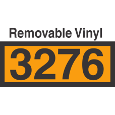 UN3276 Removable Vinyl DOT Orange Panel
