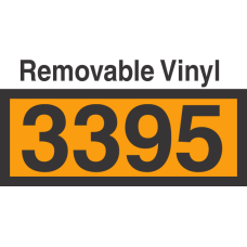 UN3395 Removable Vinyl DOT Orange Panel