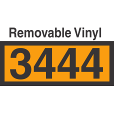 UN3444 Removable Vinyl DOT Orange Panel