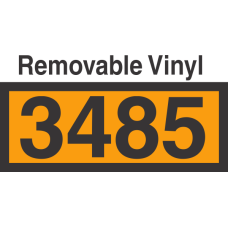 UN3485 Removable Vinyl DOT Orange Panel