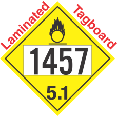 Oxidizer Class 5.1 UN1457 Tagboard DOT Placard
